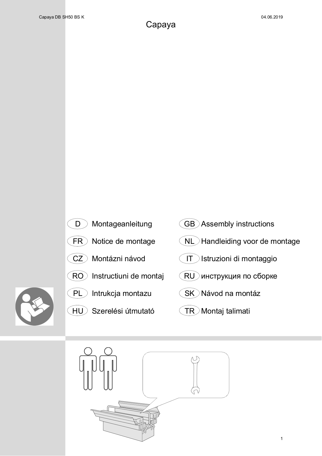 Home affaire Capaya Assembly instructions