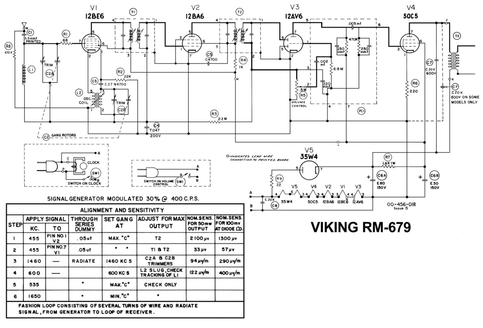 Viking RM-679 Schematic