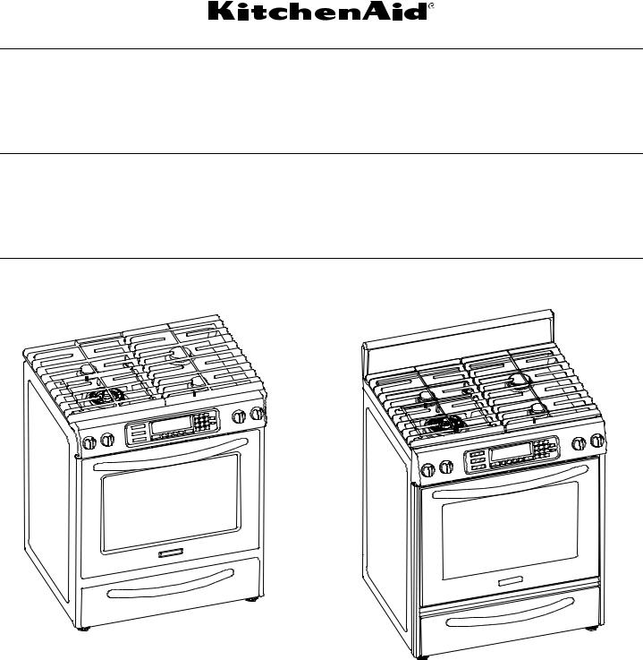 KitchenAid KGSS907XSP, KGSS907SWH, KGSS907SSS, KGSS907SBL, KGSK901SWH Installation Instructions