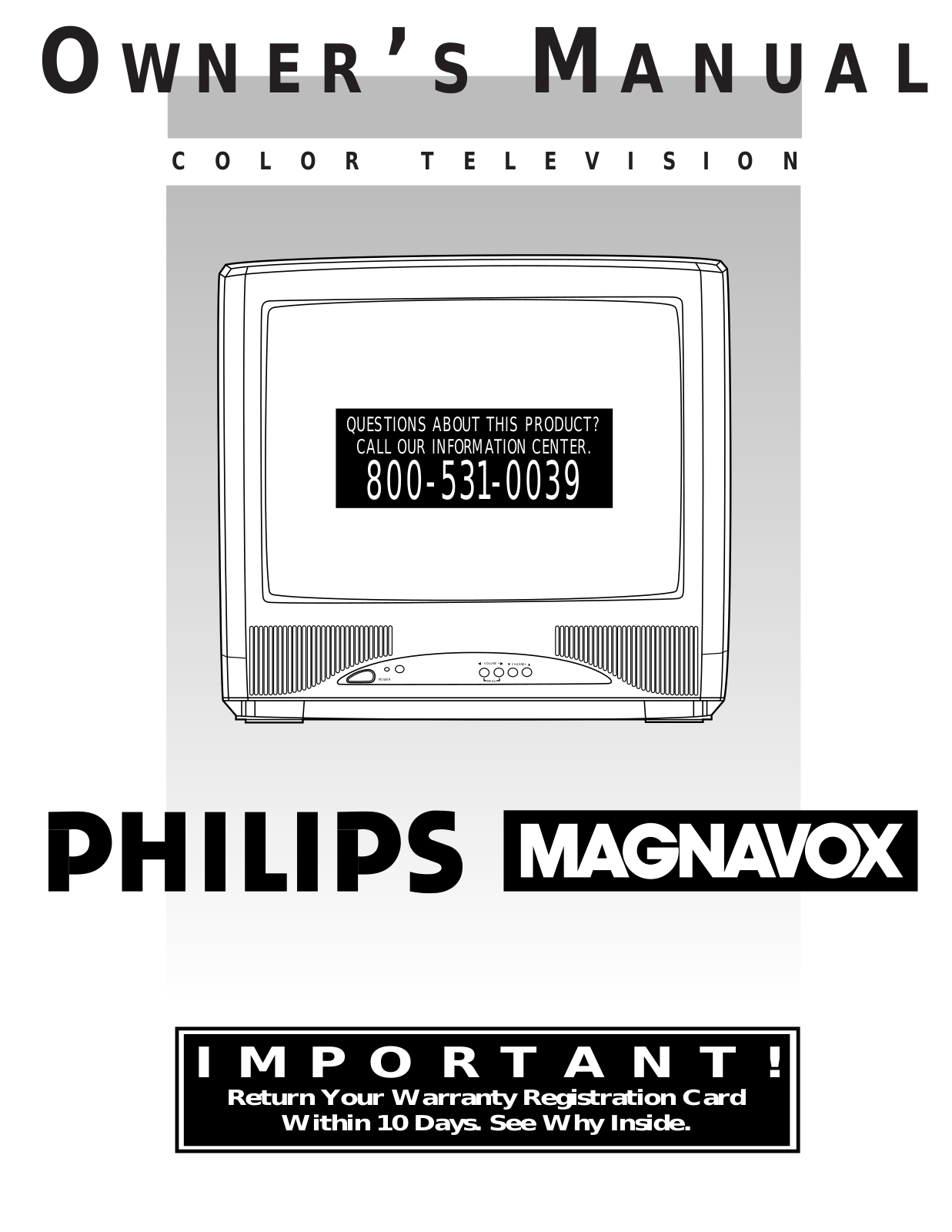 Magnavox 19PR15C User Manual