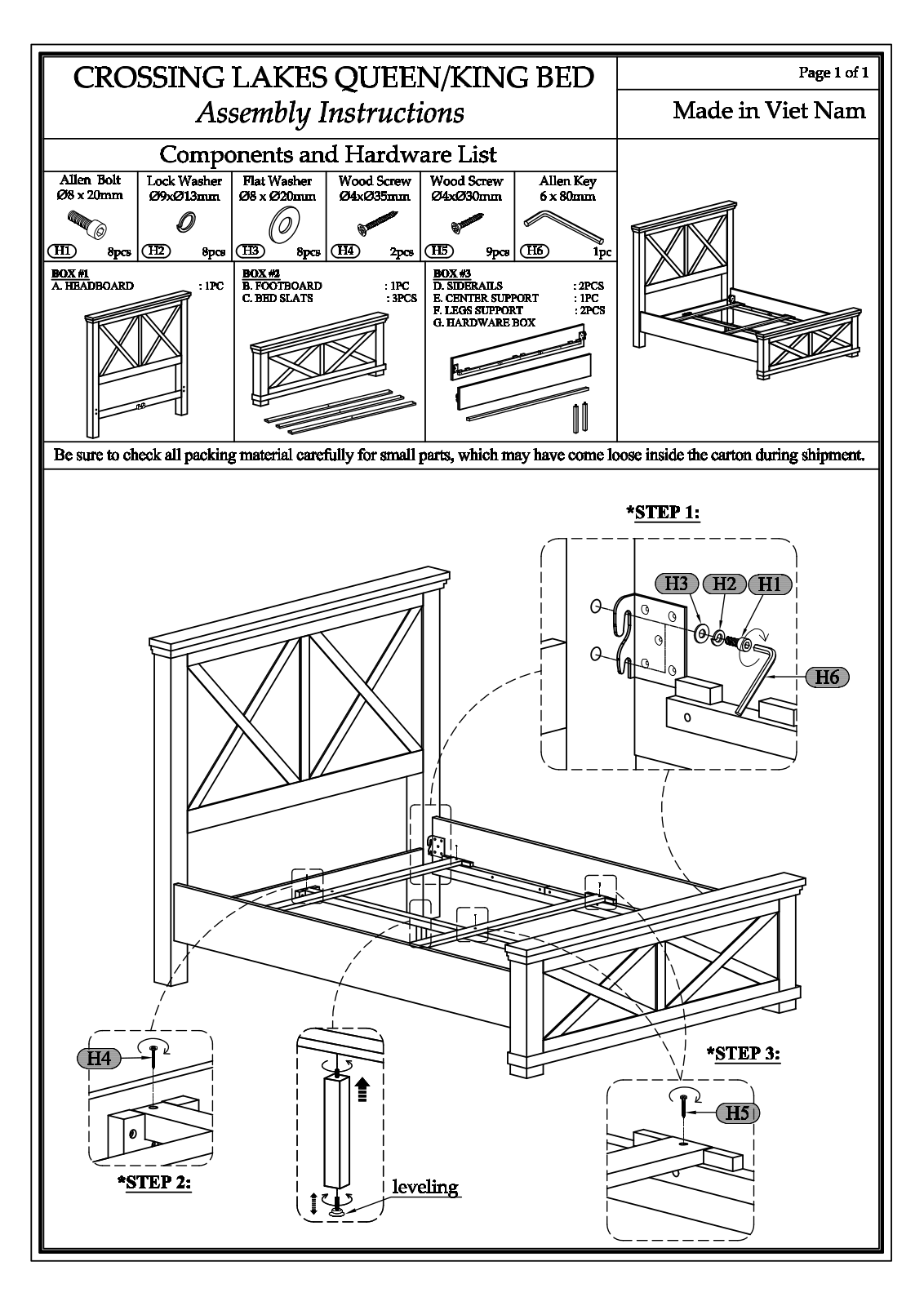 Sunset Trading TG100019 Installation & Assembly - ManualMachine.com