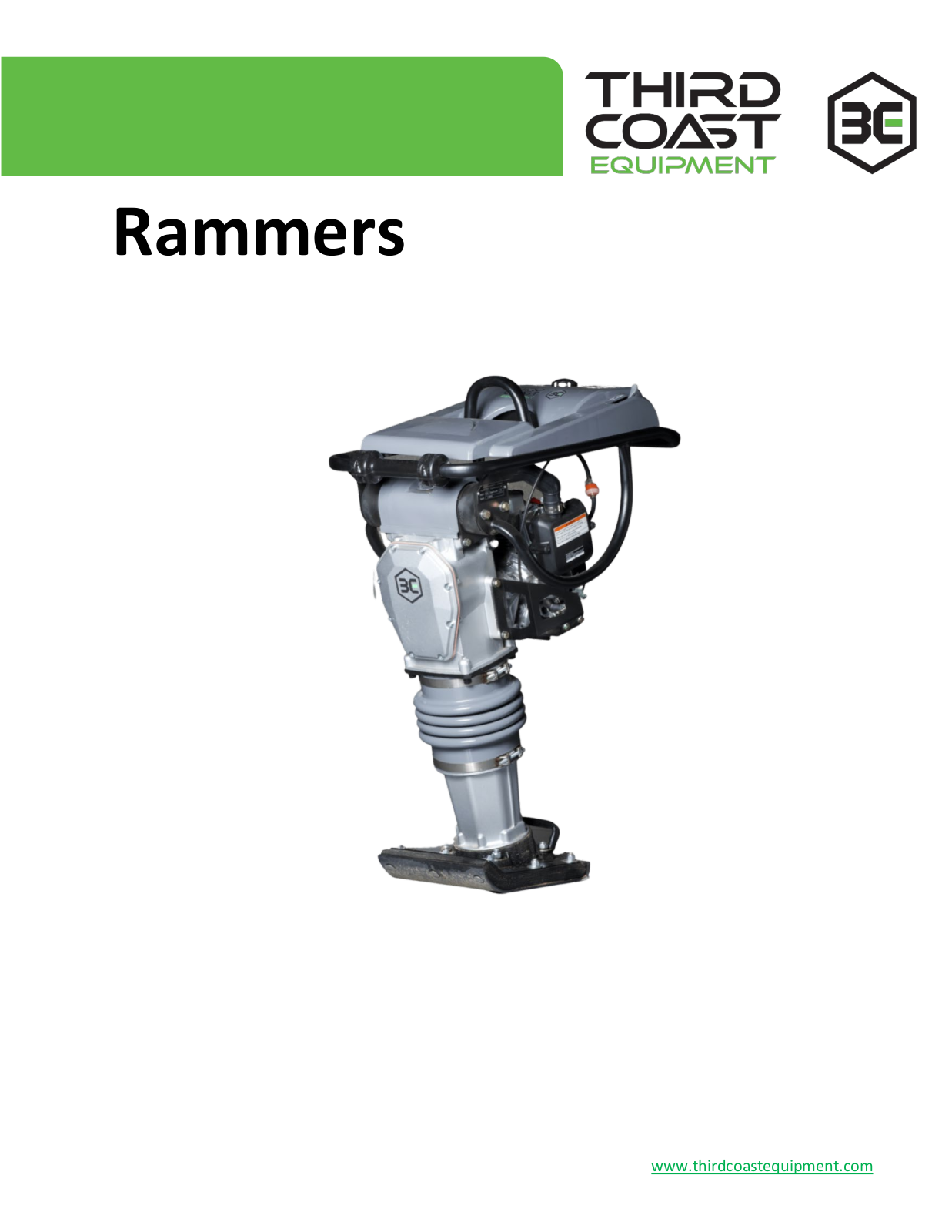 THIRD COAST EQUIPMENT VR50H, VR60H, PR60H, PR70H Specifications - ManualMachine.com