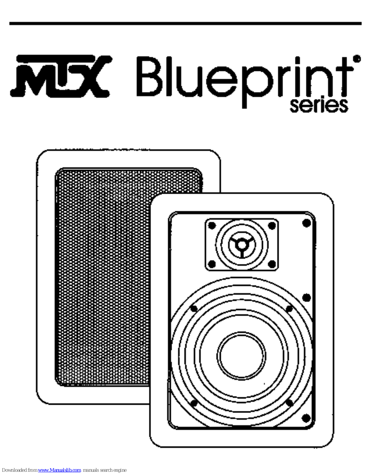 MTX Blueprint 620W, Blueprint 820W Instruction Manual