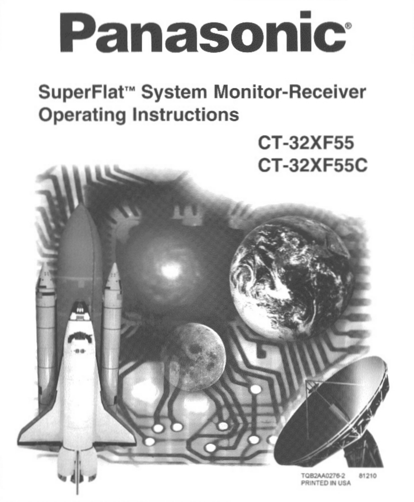 Panasonic CT-32XF55W User Manual