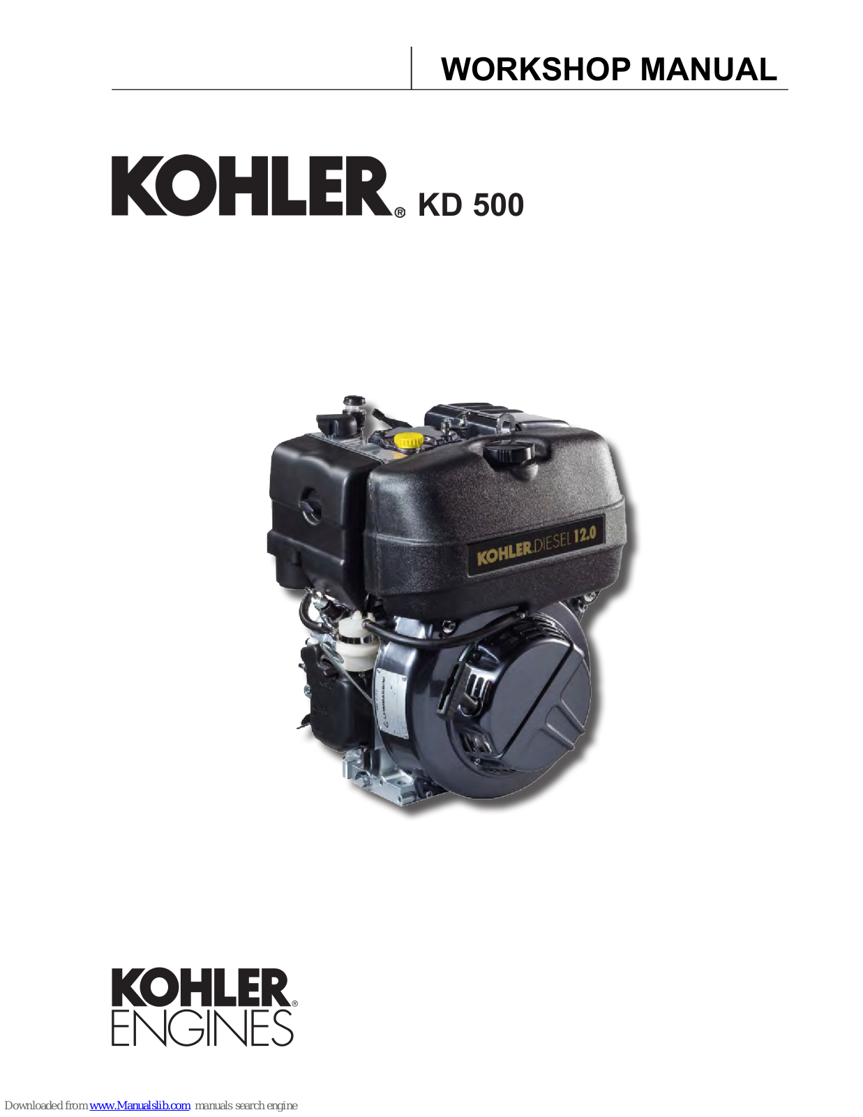 Kohler KD 500 Workshop Manual - ManualMachine.com