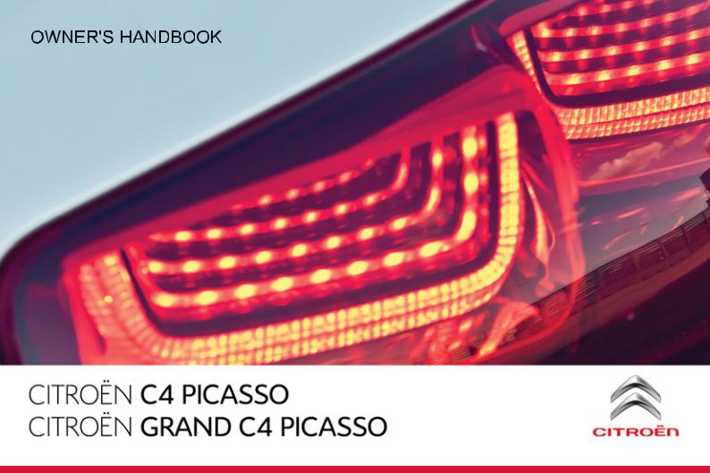 Citroen C4 PICASSO 2013, GRAND C4 PICASSO 2013 Owners Manual