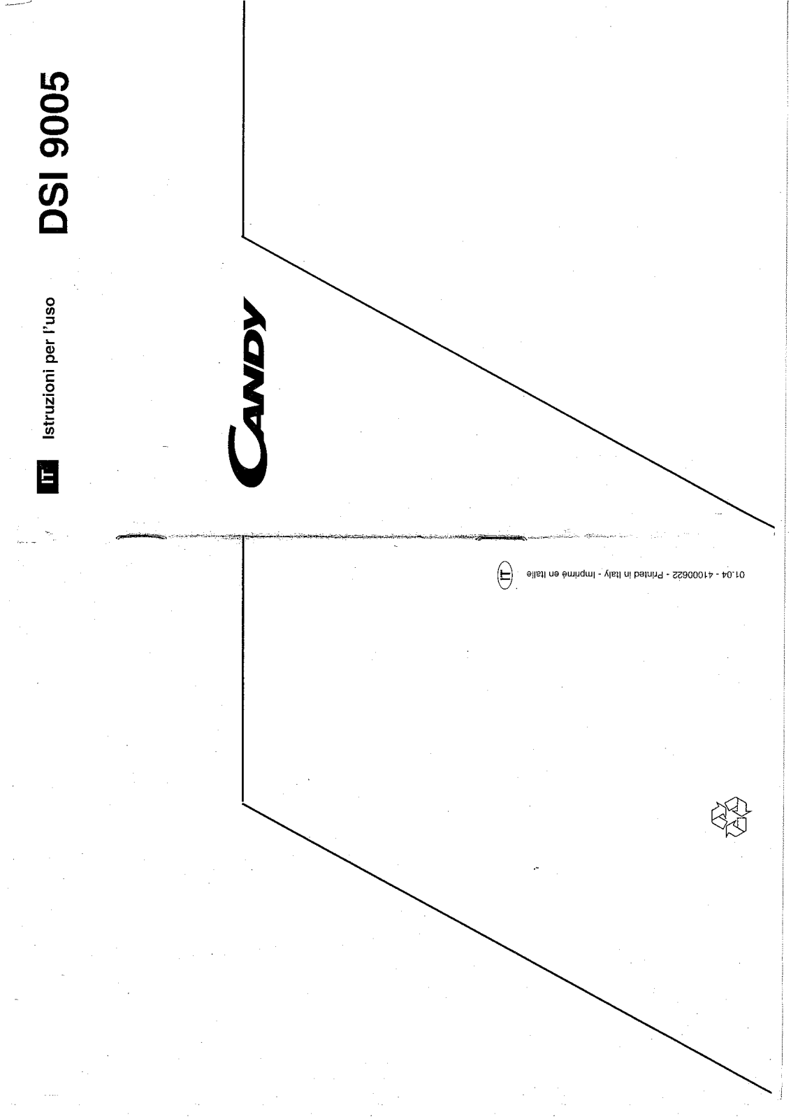 Candy LS DSI9005 N, LS DSI9005 X Manual