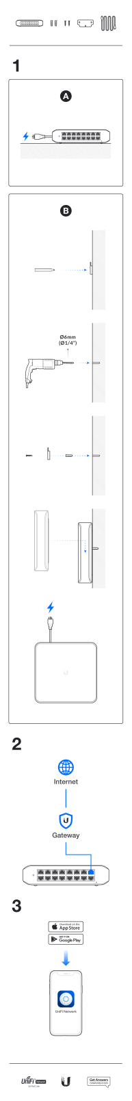 Ubiquiti USW-Lite-16-PoE assembly Instructions