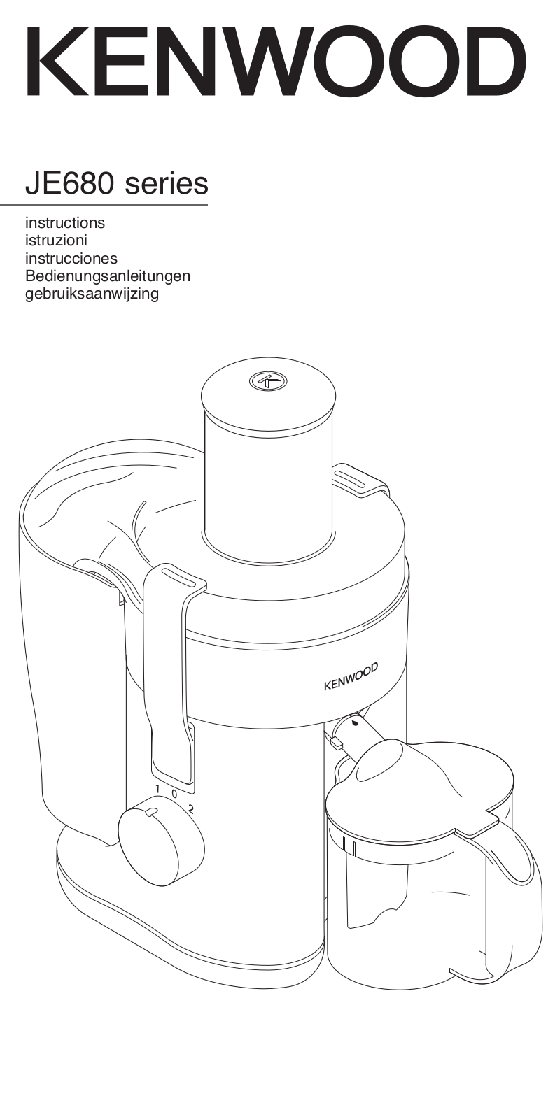 Kenwood JE680 User Manual