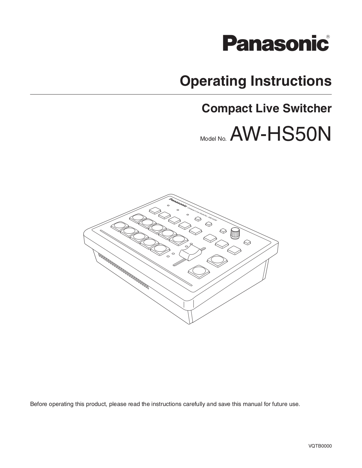 Panasonic AW-HS50N User Manual