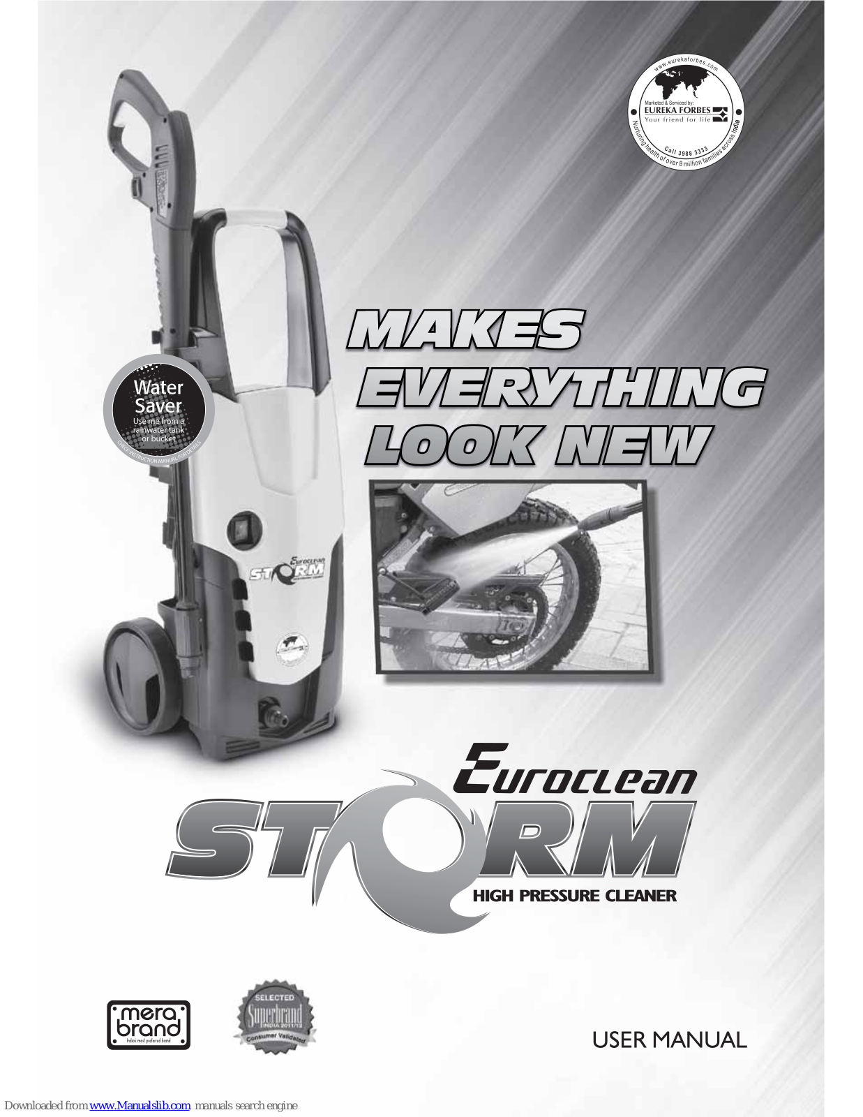 Eureka Forbes Euroclean Storm User Manual