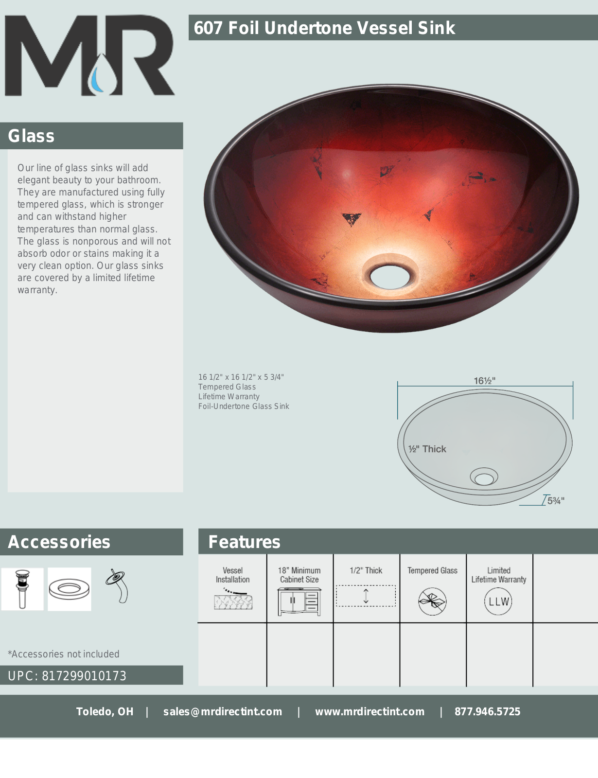 MR Direct MRDR1042 Specifications & Dimensions - ManualMachine.com