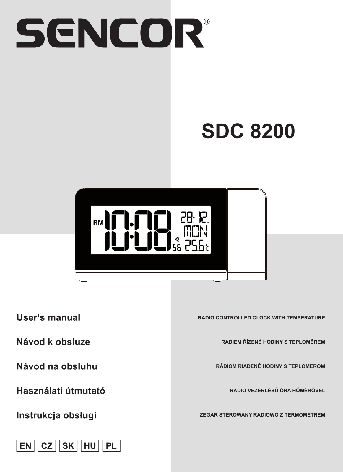 Sencor SDC 8200 Operating Instructions