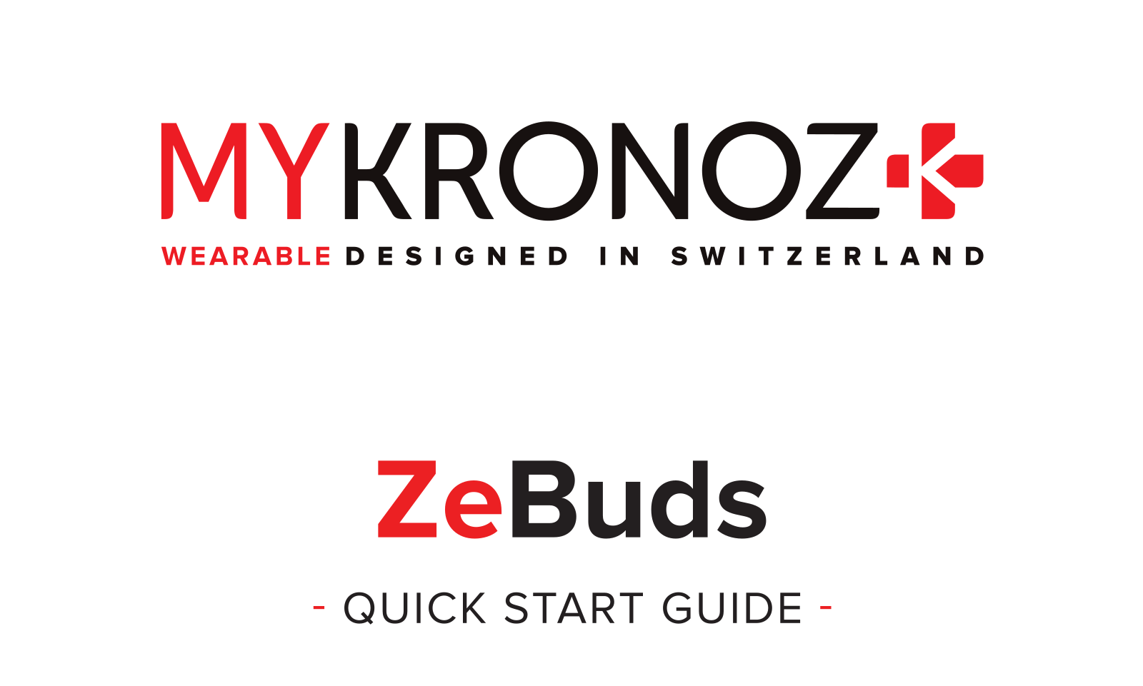 KRONOZ ZEBDS User Manual