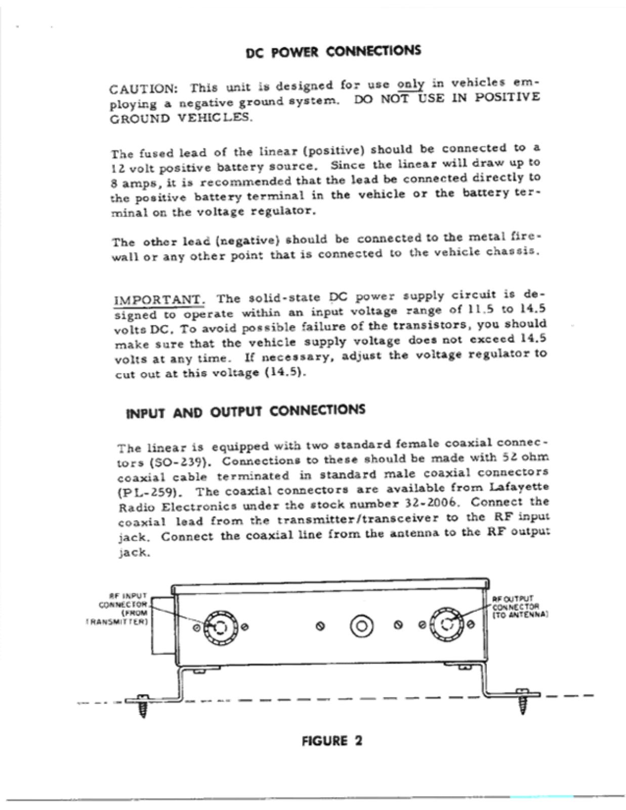 Lafayette HA-250 User Manual (PAGE 4)