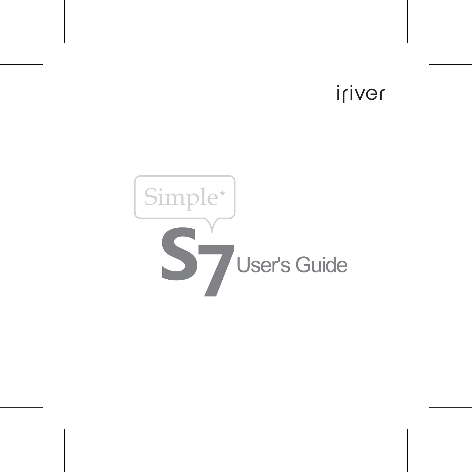 IRiver S7 User's Guide