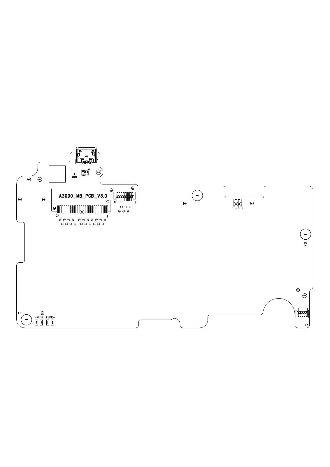 Lenovo A1000 schematic MB position