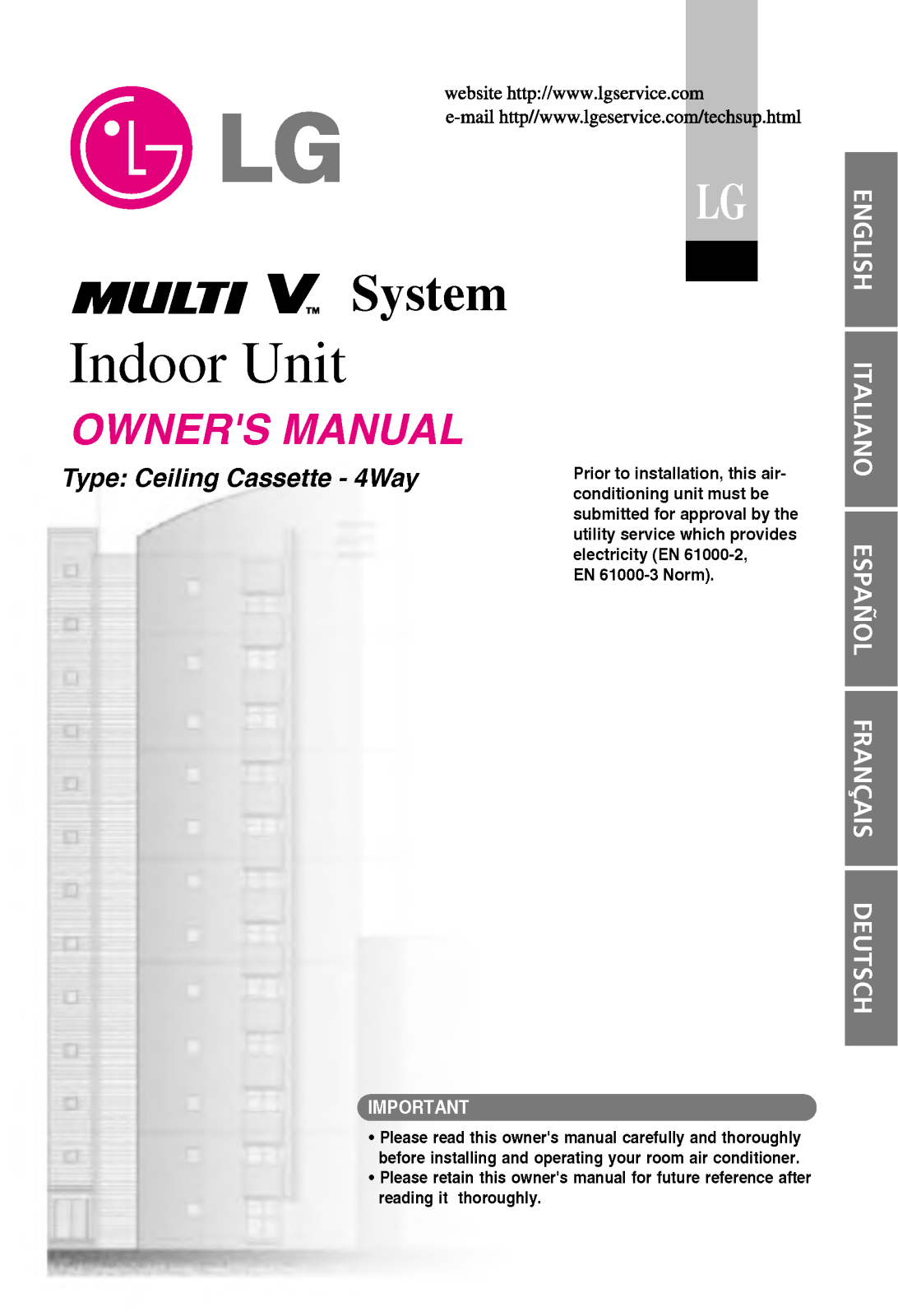 LG ARNU24GTHC0, LRNU12GTEC0, ARNU12GTEC0, ARNU36GTDC1, ARNU42GTDC0 User Manual