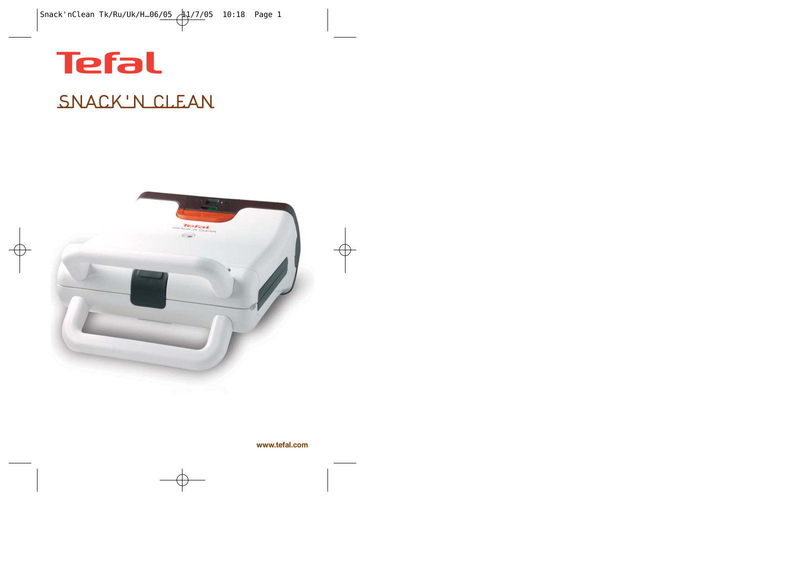 Tefal SW 370333 User Manual