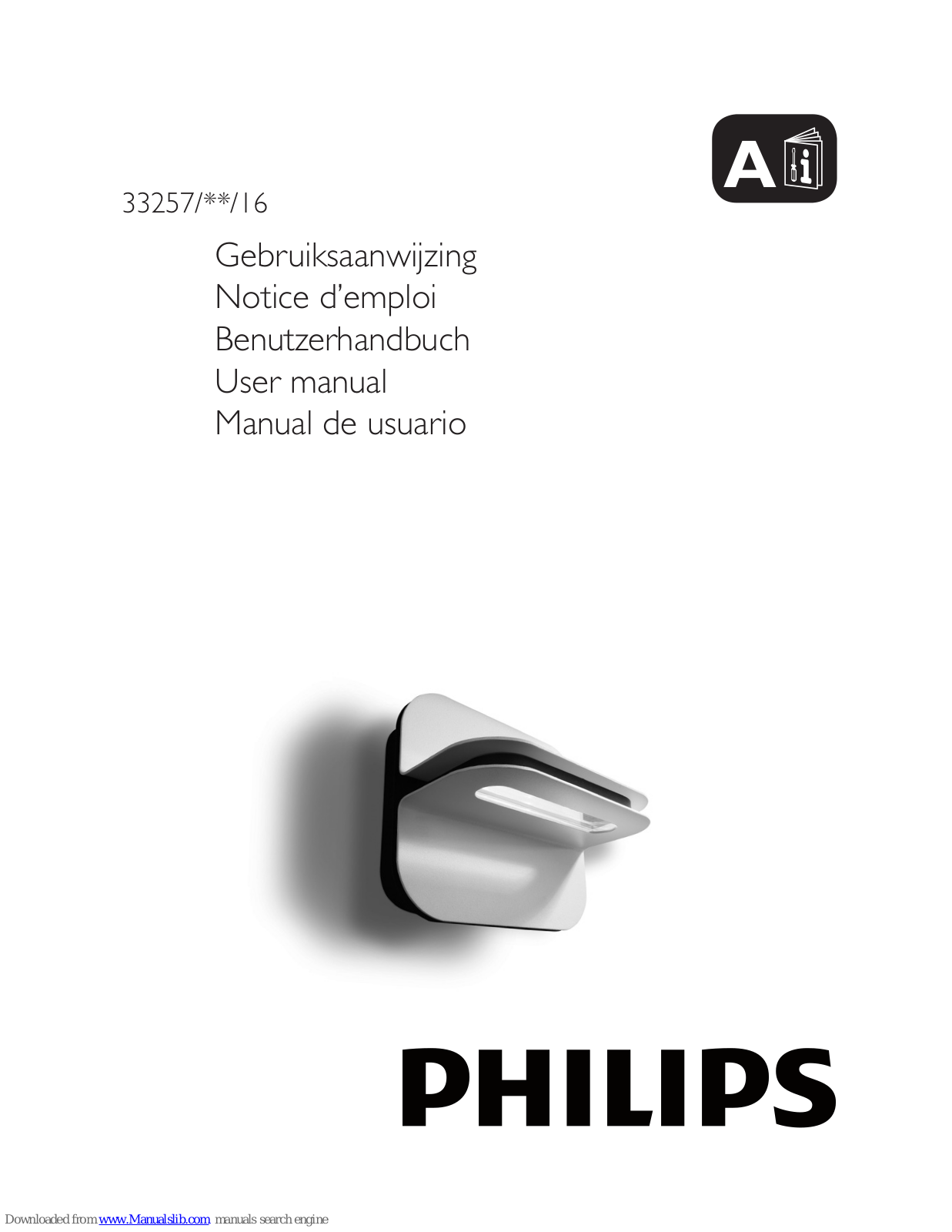 Philips 33257-31-16, 33257-48-16, 33257/**/16 User Manual - ManualMachine.com