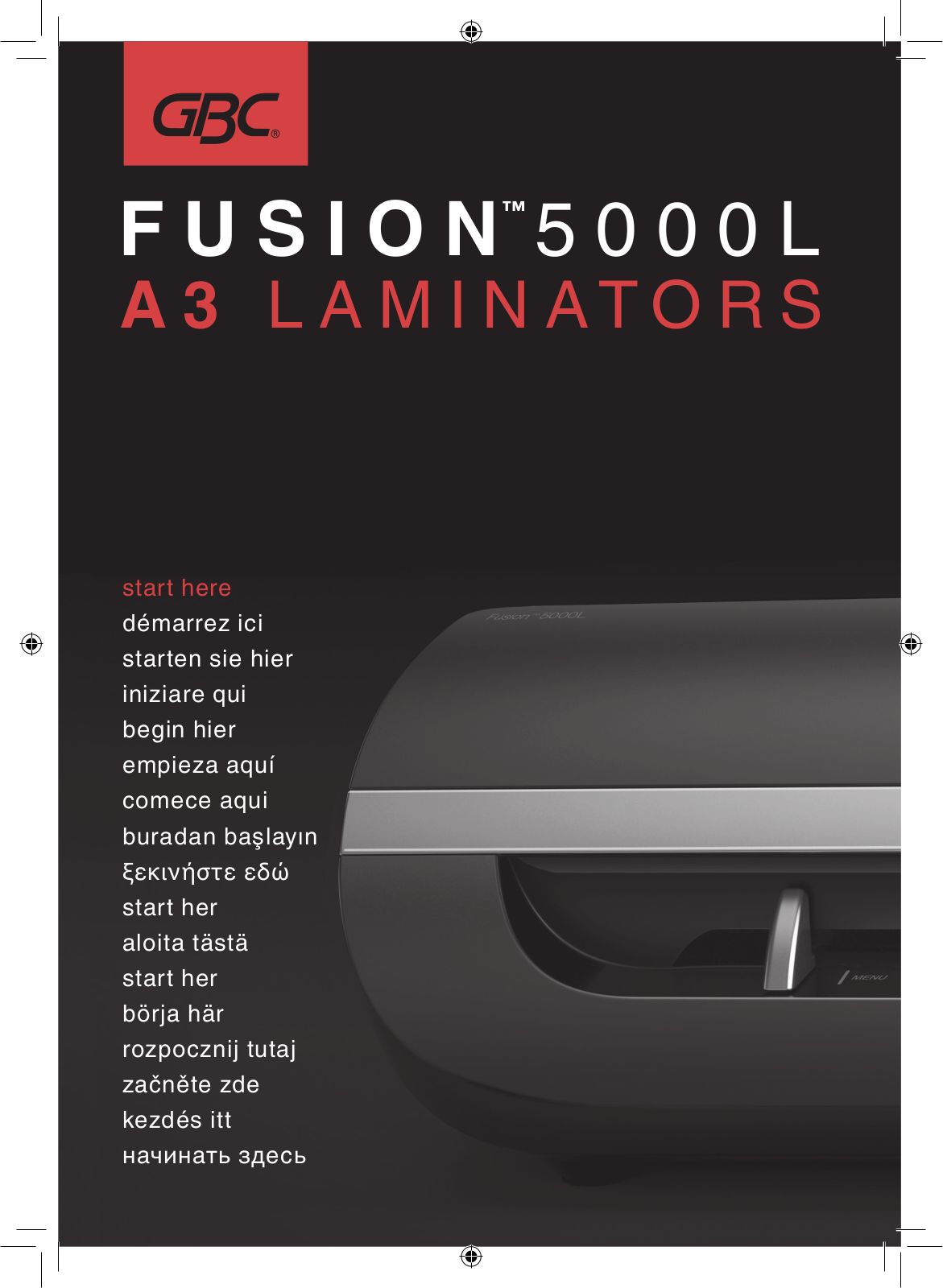 GBC FUSION 5000L User Manual