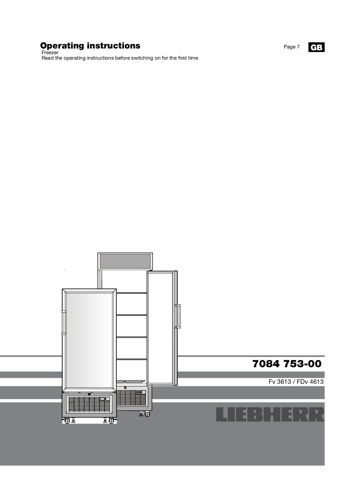 Liebherr FV3613, FDV4613 User Manual