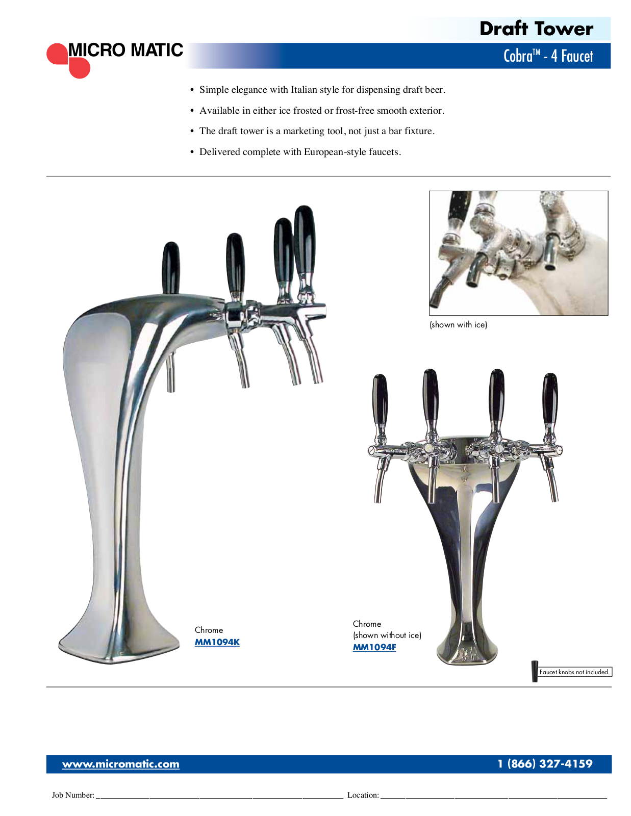 Micro Matic MM1094F User Manual