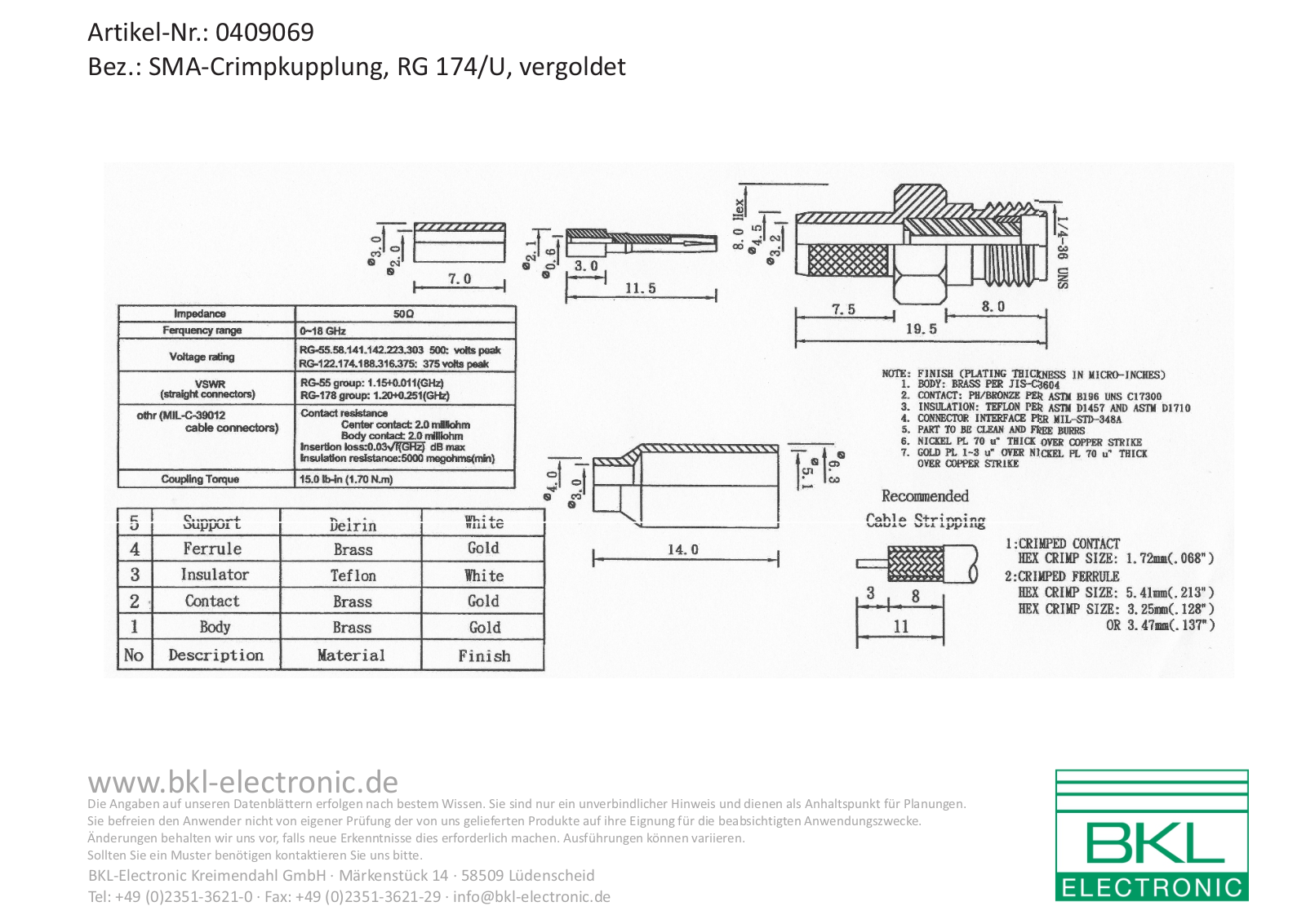 BKL BKL 0409069 Datasheet - ManualMachine.com