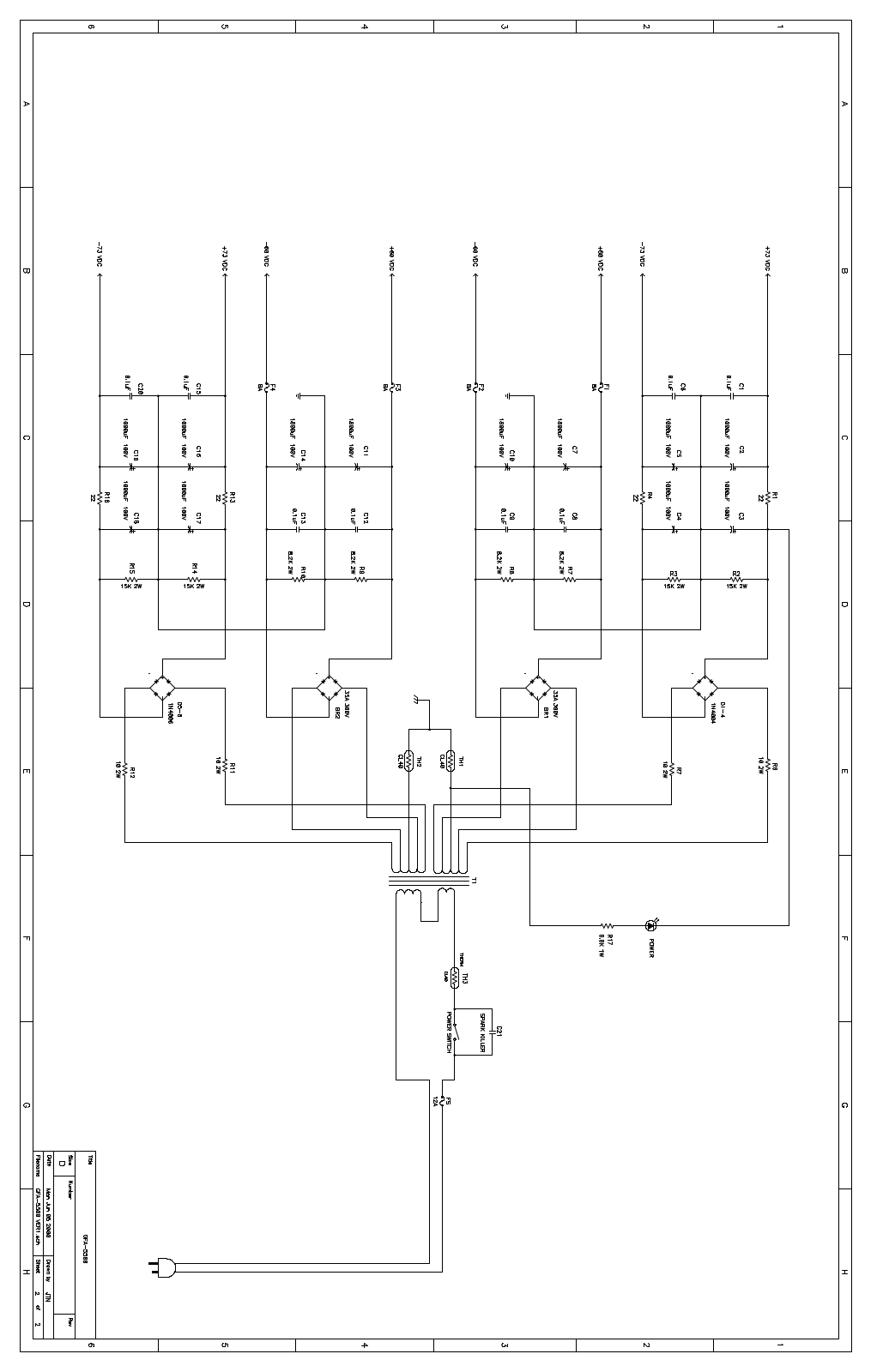 Adcom GFA-5500 Schematic