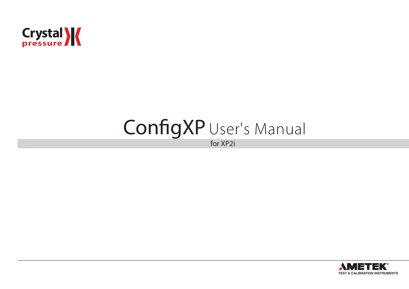 Crystal 10KPSIXP2I-DL, 5KPSIXP2I-DL, 30PSIXP2I-DL, 15PSIXP2I-DL, 2000PSIXP2I-DL Instruction Manual