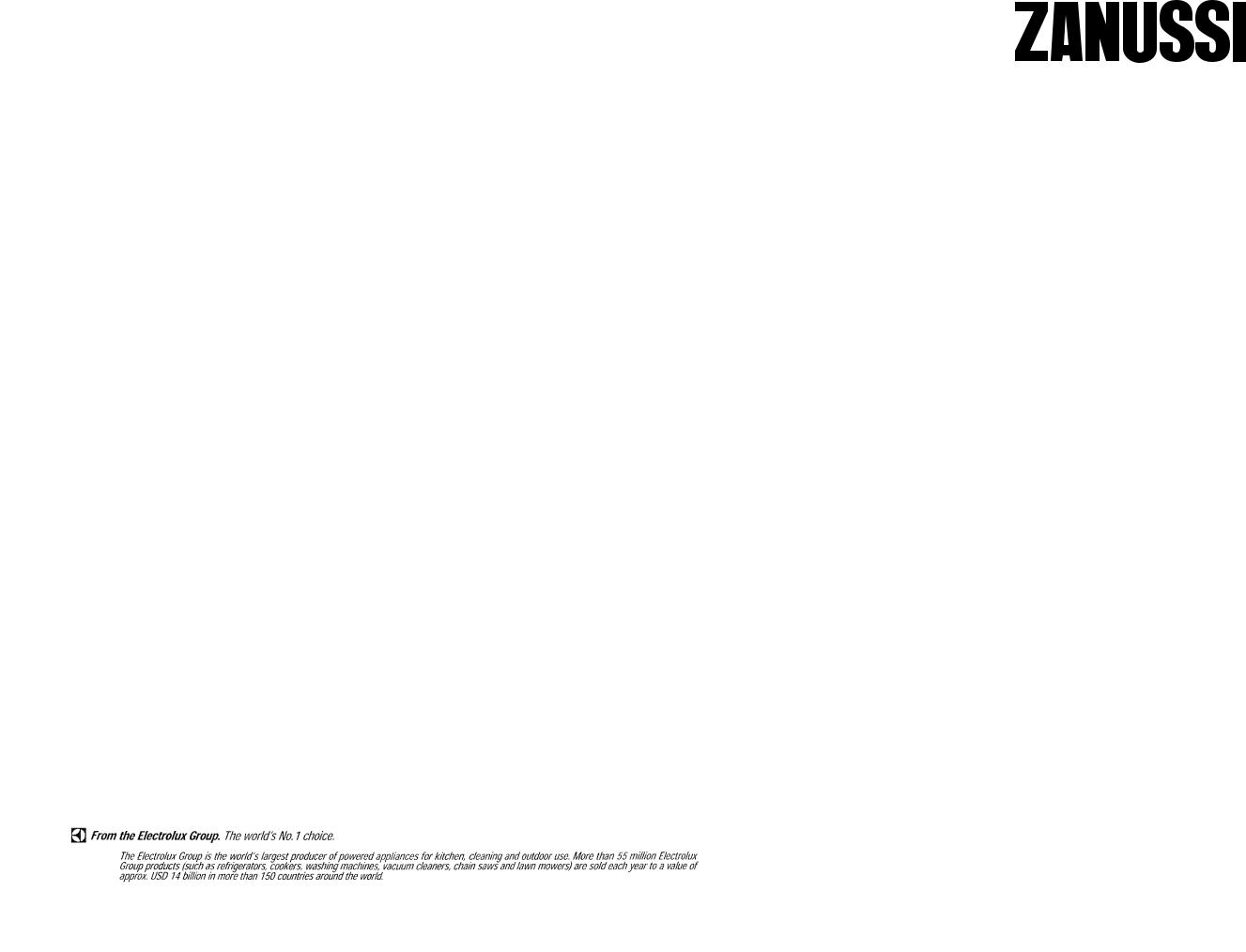 Zanussi Z22-5W User Manual