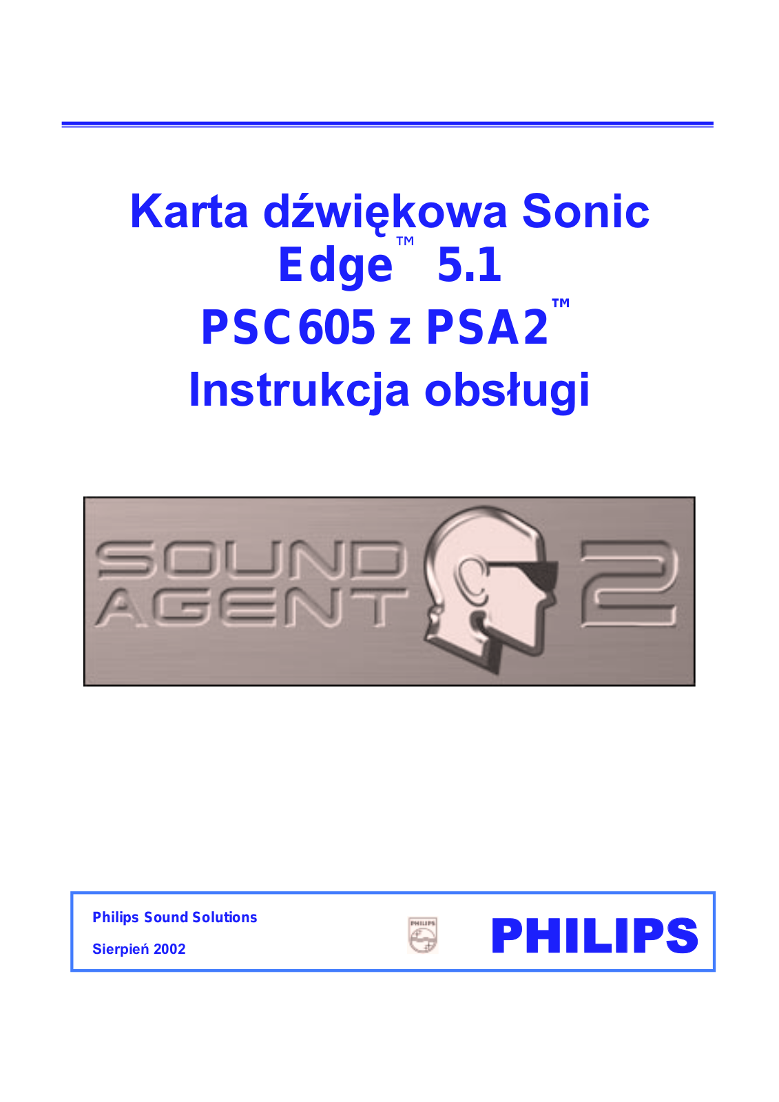 Philips PSC60517, PSC605/00 User Manual