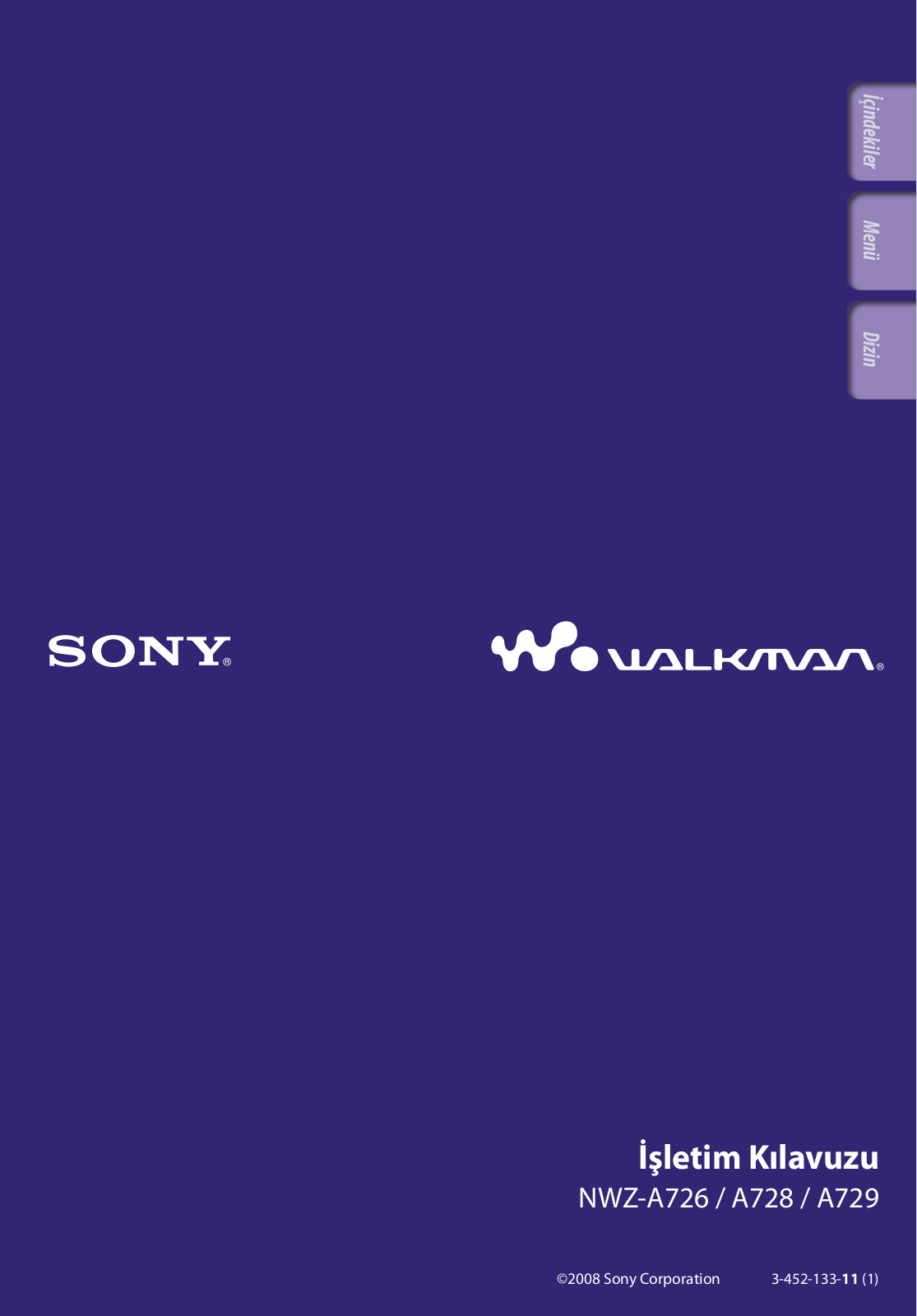 Sony NWZ-A726, NWZ-A729 User Manual