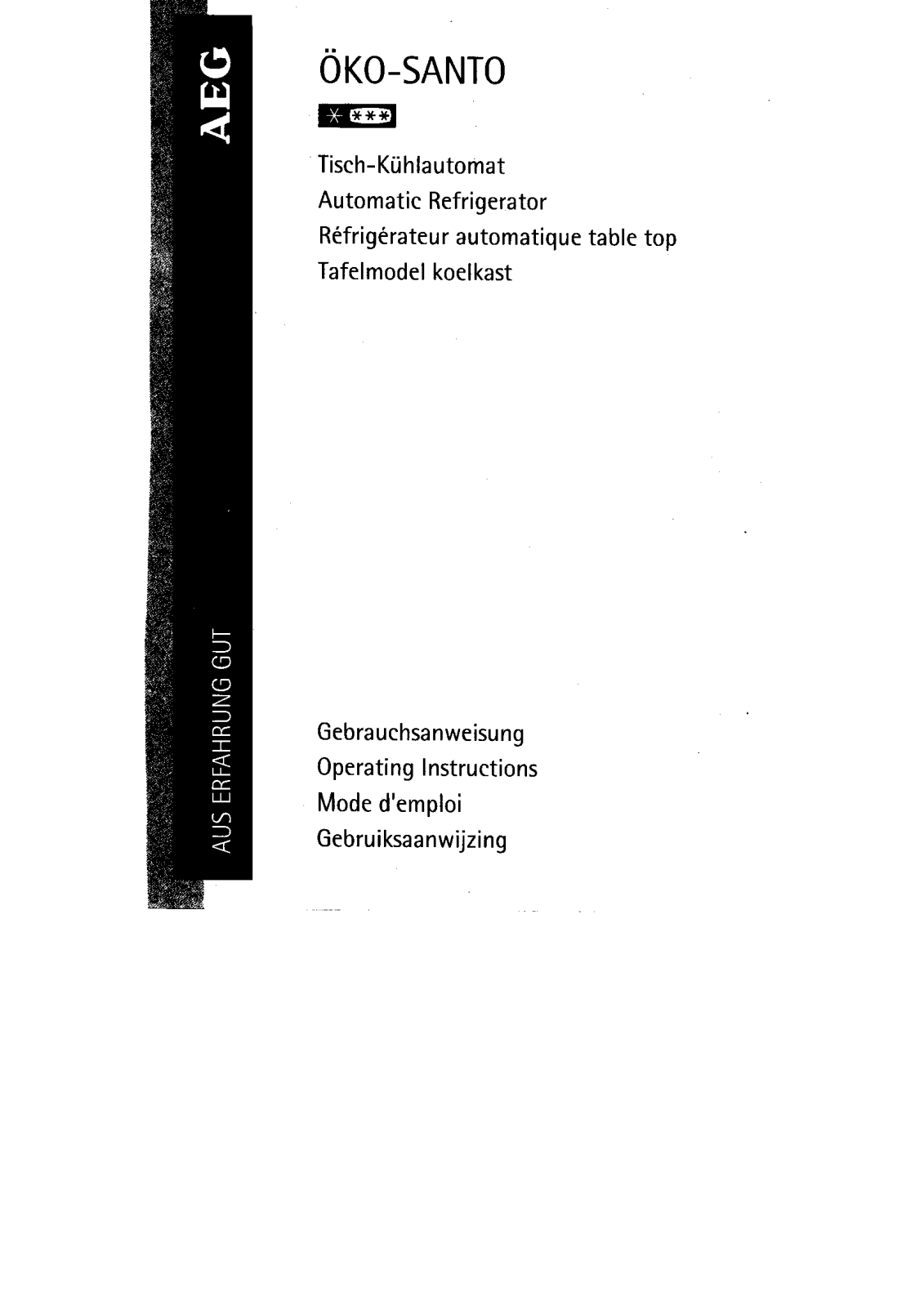 AEG S1543-4TK User Manual