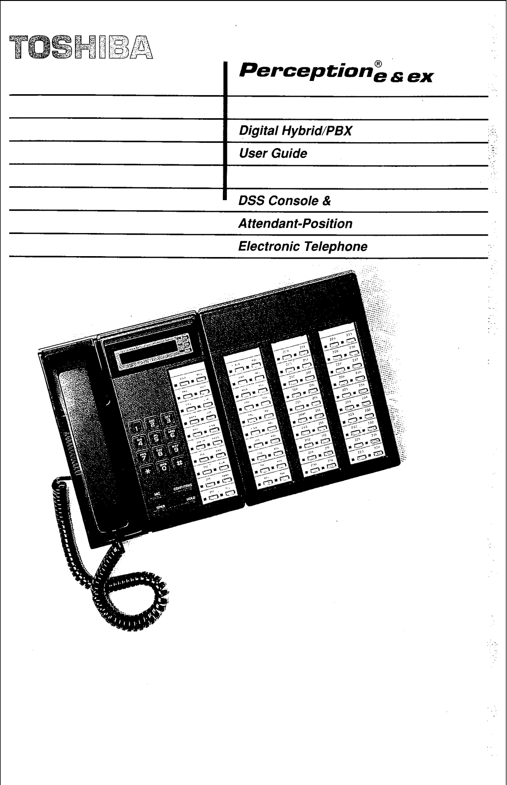 Toshiba Perception  EX DSS User Guide