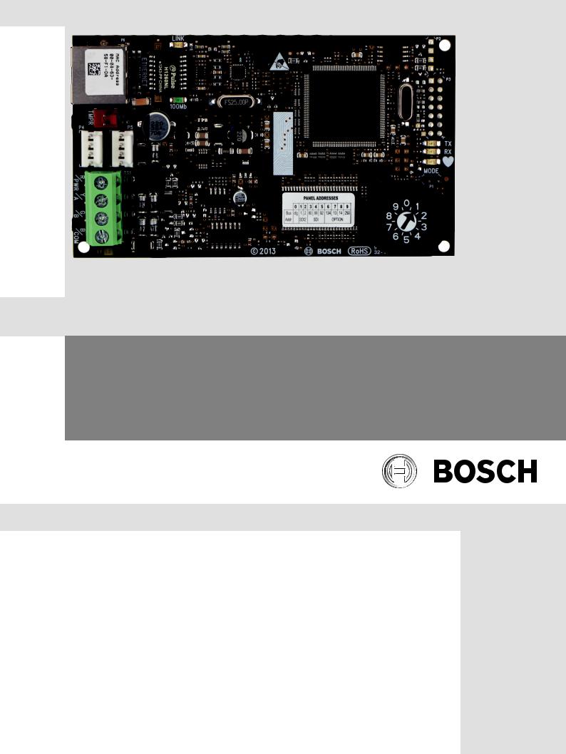 Bosch B426 Installation Manual