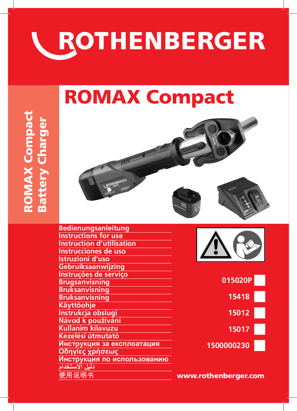 ROTHENBERGER ROMAX Compact User Manual