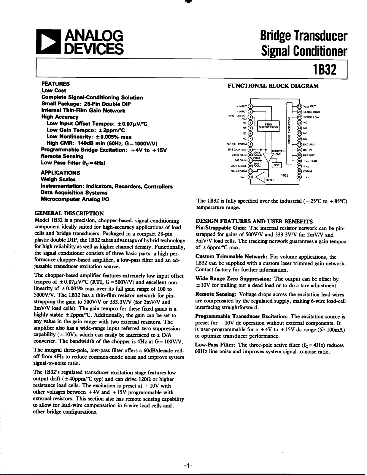 Analog Devices B32 0 (2) Datasheet