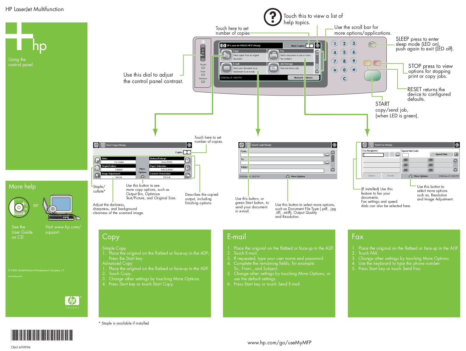 Hp LASERJET M3027 MFP, LASERJET M5035 MFP, LASERJET M3035 MFP, LASERJET M4345 MFP, LASERJET M5025 MFP User Manual