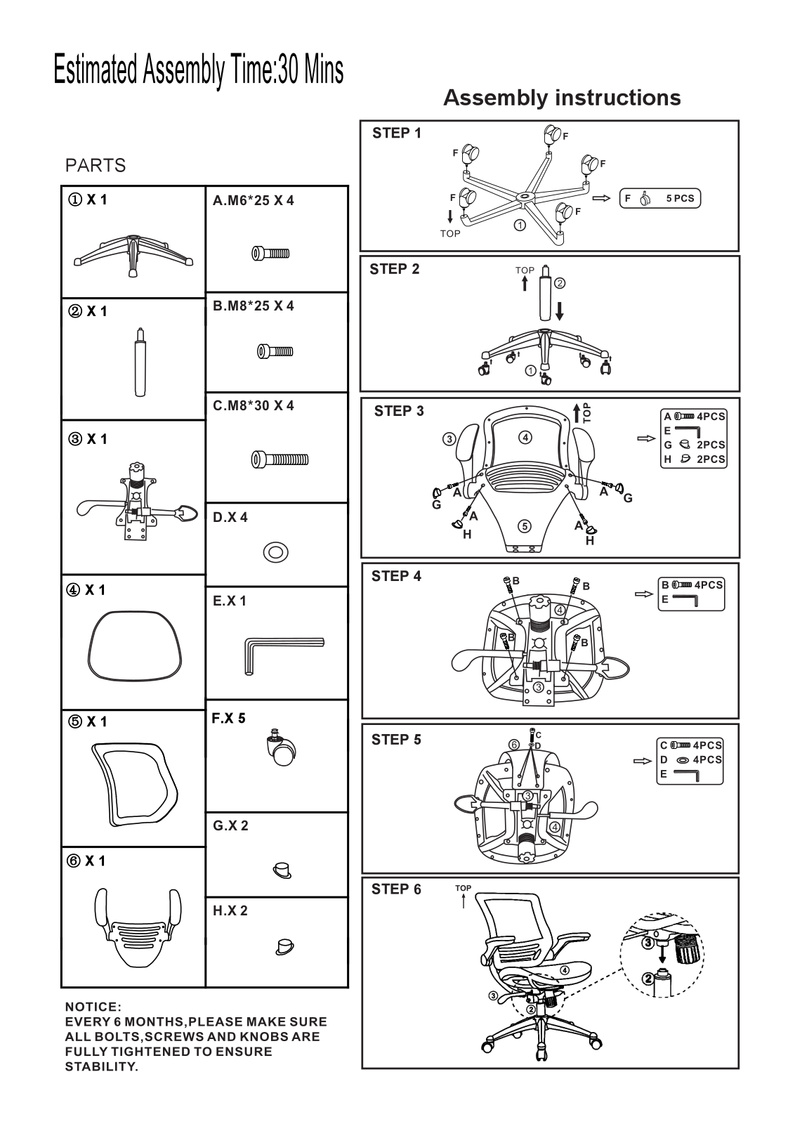 Ebern Designs FFC5565 Assembly Instructions - ManualMachine.com