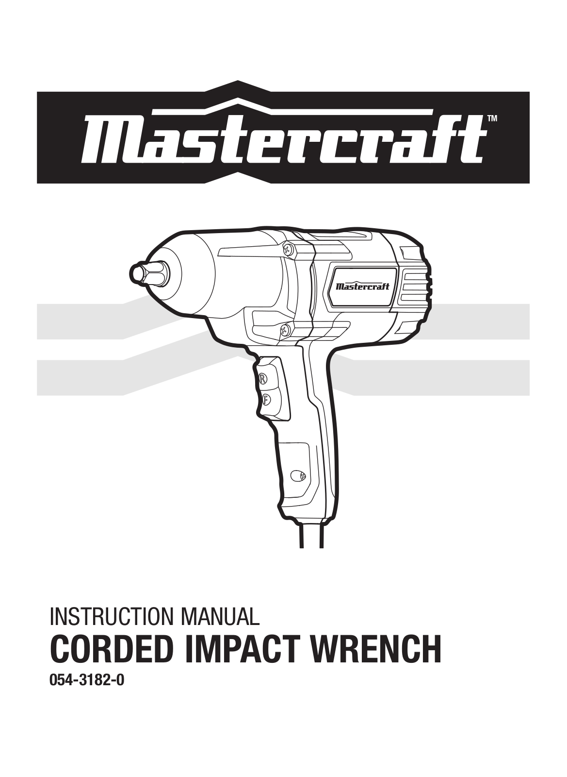 MasterCraft 054-3182-0 Instruction Manual