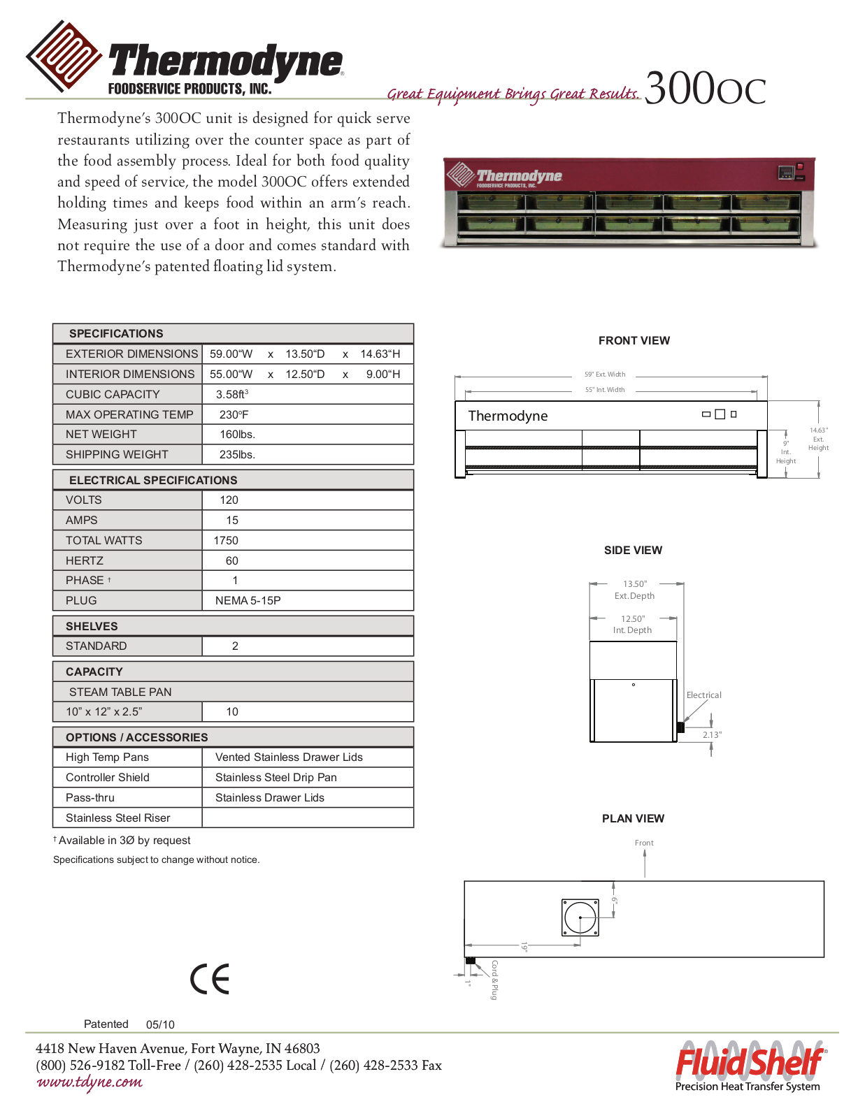 Thermodyne 300OC User Manual