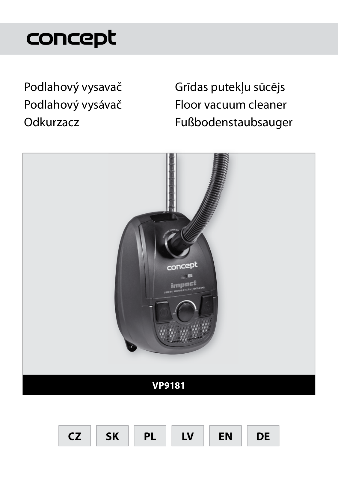 Concept VP-9181 User Manual