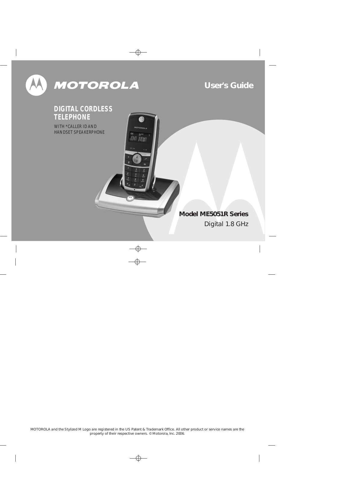 MOTOROLA ME 5051 User Manual