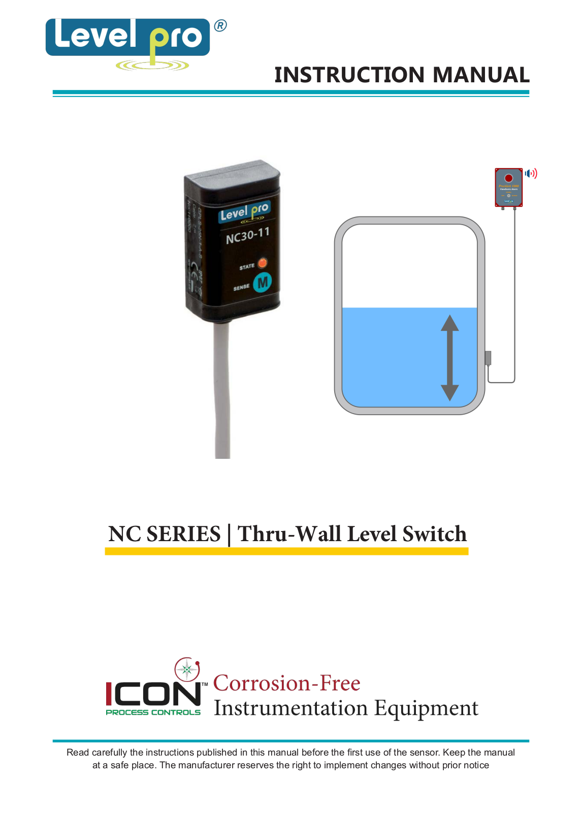 Level Pro NC30-10, NC30-11 Instruction Manual