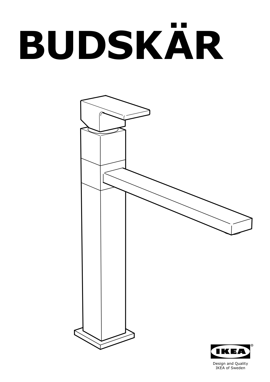 IKEA BUDSKAR User Manual