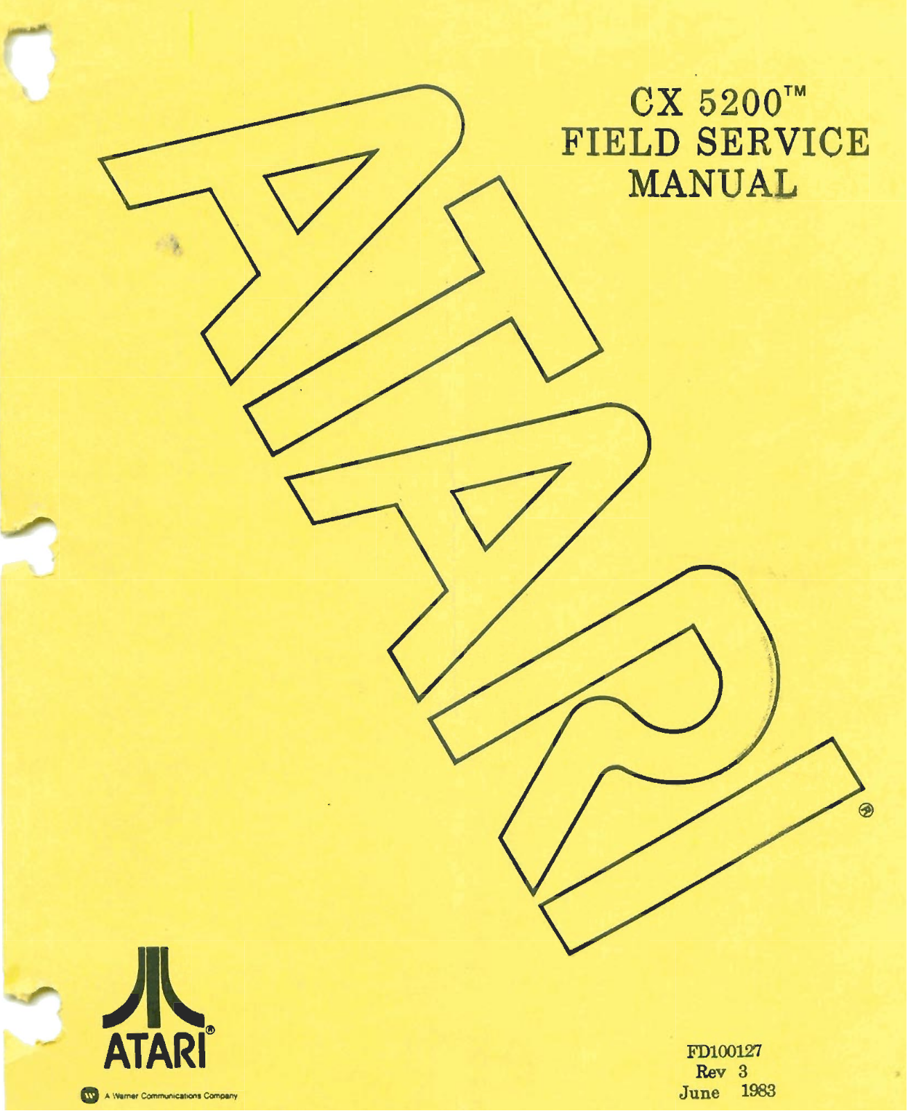 Atari CX Field Service manual - ManualMachine.com