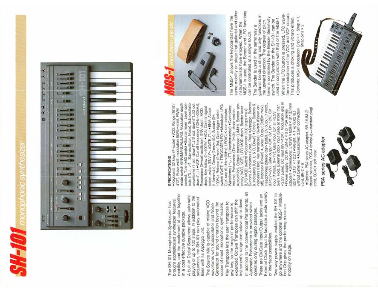 Roland Corporation SH-101 User's Manual