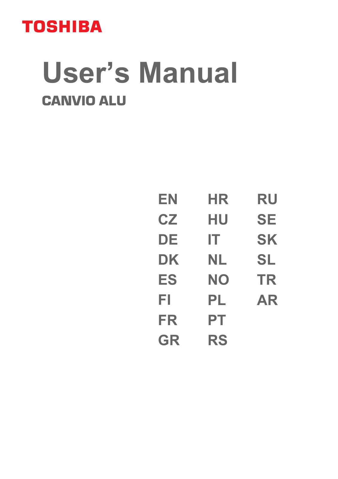 Toshiba HDTH320EK3AB, HDTH310ER3AB, HDTH320ER3AB User Manual