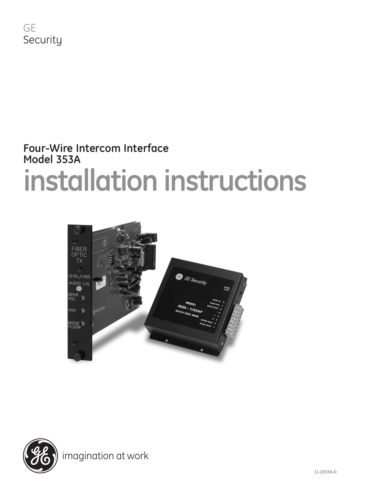 Interlogix 353A User Manual